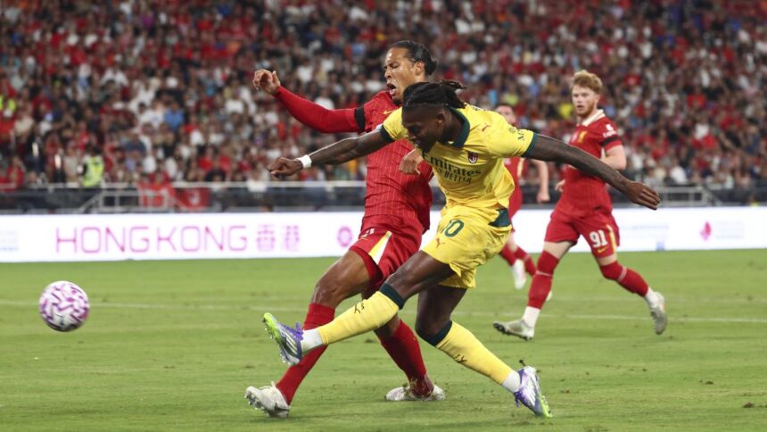 Milan-Liverpool 4-2 gol di Leao, Szoboszlai, Loftus-Cheek, Okafor e Gakpo