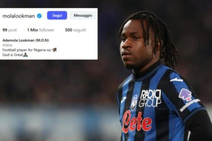 Lookman rompe con l'Atalanta sui social: rimosse le foto con la maglia della Dea