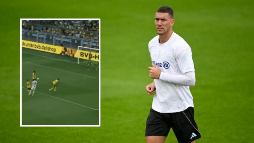 Juve, Vlahovic nel mirino dei tifosi: la questione mercato e quel tiro al 92’ a Dortmund…