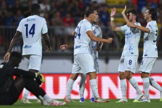 Amichevole Monza-Inter 2-2 gol di Ciurria, Pio Esposito, Azzi e autogol di Birindelli
