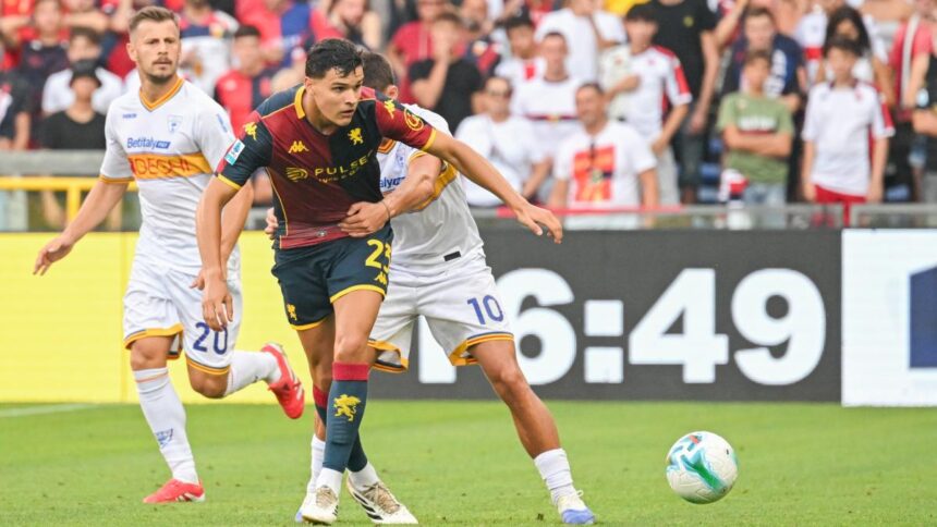 Genoa-Lecce 0-0, Falcone decisivo: niente gol