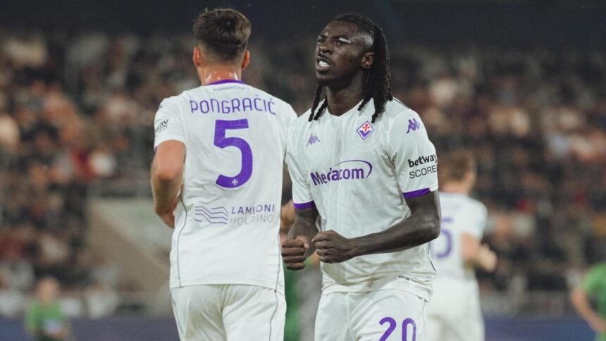 Conference League, Fiorentina: Kean squalificato due giornate