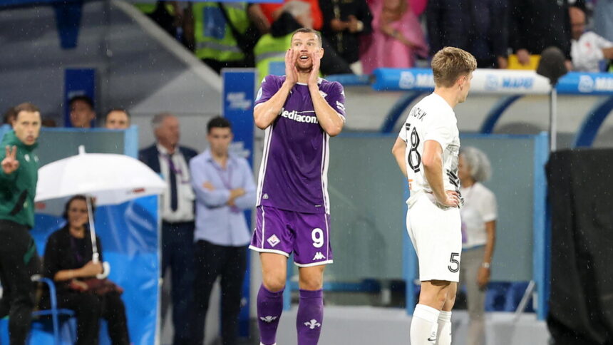 Conference: Dzeko, 'Abbiamo sofferto ma dimostrato carattere' - Calcio