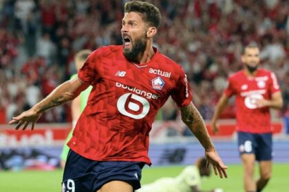Milan, Giroud segna e incanta al Lille: non era meglio lui di Harder?