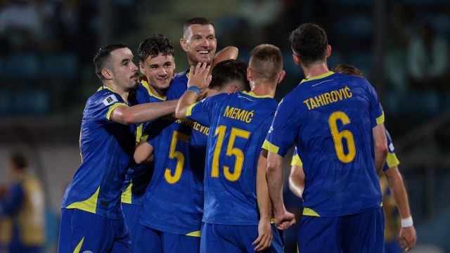 Dzeko trascina la Bosnia, in gol Vlahovic, Ferguson e Joao Felix