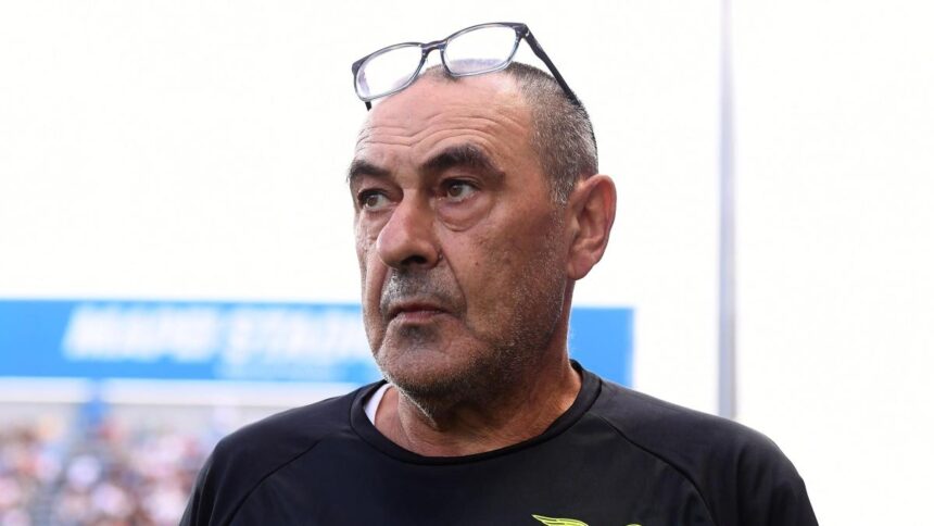 Lazio, Sarri: "Il derby è massacrante. Faremo di tutto per avere Rovella e Castellanos"