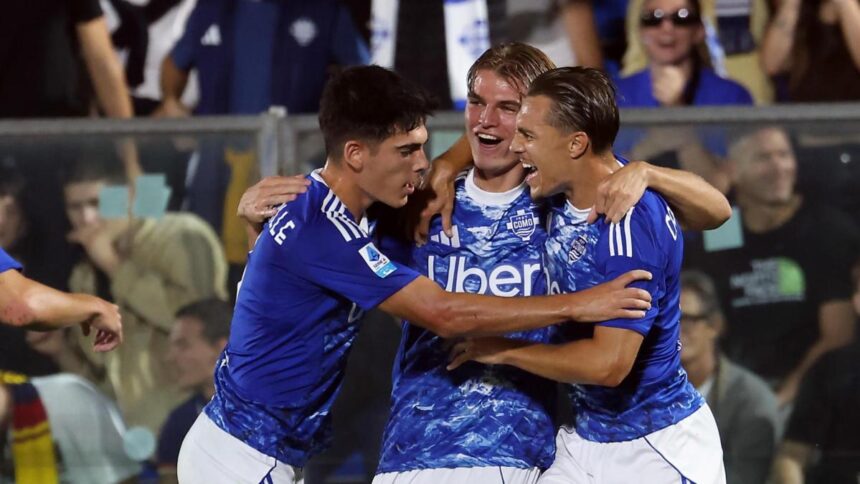 Como-Genoa 1-1: gol di Nico Paz, Ekuban