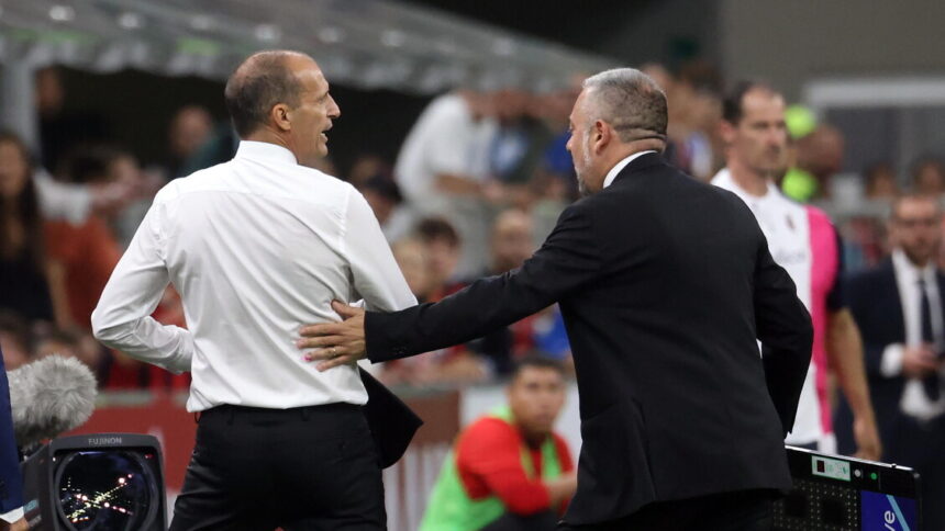 Calcio: Allegri, 'rosso? Per fortuna la giacca mi ha salvato' - Calcio