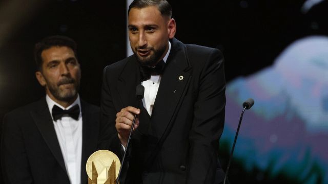 siparietto con Buffon, la carezza di Al-Khelafi