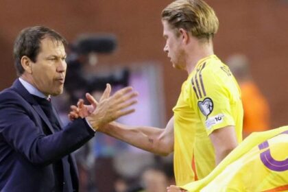 rivolta dei tifosi azzurri contro il c.t. del Belgio    