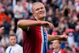 l’uragano Haaland demolisce la Moldova, i 45’ da urlo del bomber”