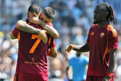 Pellegrini capitano senza fascia scatena l'Olimpico. Follia Belahyane e Guendouzi nel finale di derby