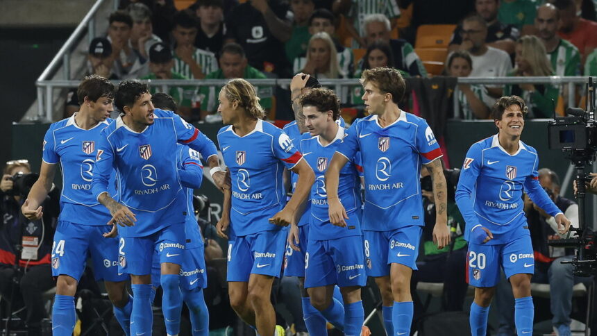 Liga: l'Atletico Madrid batte 2-0 il Betis Siviglia - Calcio