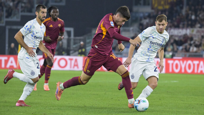 L'Inter raggiunge la vetta, Roma battuta 1-0 - Calcio