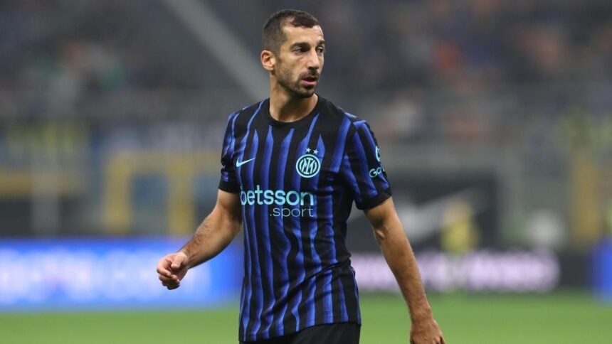 Mkhitaryan infortunio muscolare alla coscia sinistra: le gare che salterà