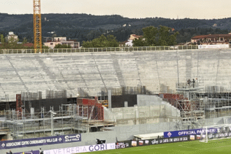 Fiorentina, lavori al Franchi: la Fiesole non sarà pronta per il centenario
