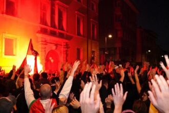ma allo stadio clima tranquillo e surreale