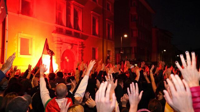 ma allo stadio clima tranquillo e surreale