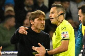Napoli-Inter, Marotta si lamenta per il rigorino, Conte lo gela e prende in giro Chivu: “Ha mandato il papà…”