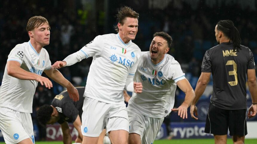 Champions League: ci pensa McTominay, Napoli batte il Qarabag - Calcio