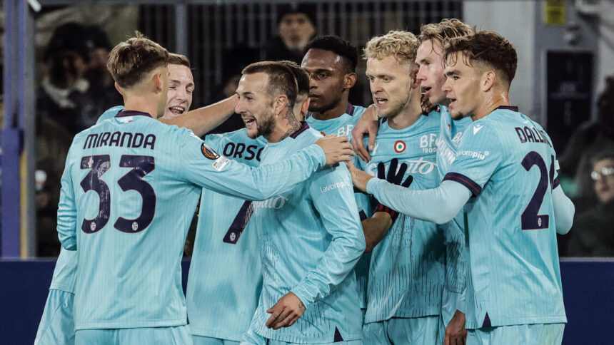 Europa League: il Bologna cala il poker, Salisburgo ko - Calcio