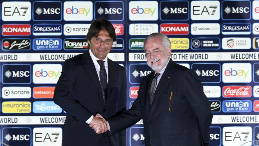 Napoli, Aurelio De Laurentiis: "Antonio Conte uomo vero"