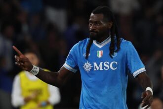 Anguissa, infortunio: le condizioni e i tempi di recupero del centrocampista del Napoli