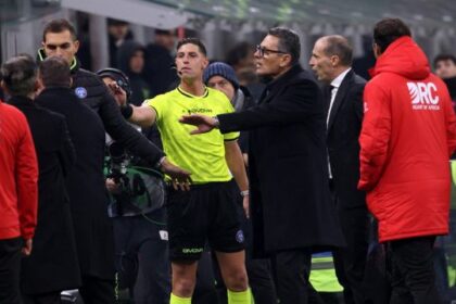 la strana scelta di Collu sul rigore, Allegri espulso, rissa sfiorata, Marelli perplesso