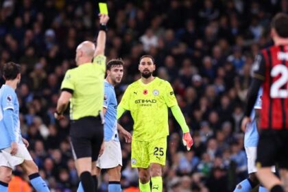 Manchester City, Donnarumma a farfalle: papera con giallo. Ma ci pensa il solito Haaland: Bournemouth ko