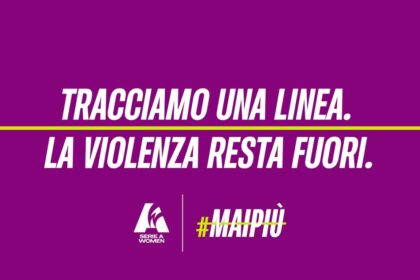Rosso a centrocampo, Serie A Women contro la violenza di genere - Calcio