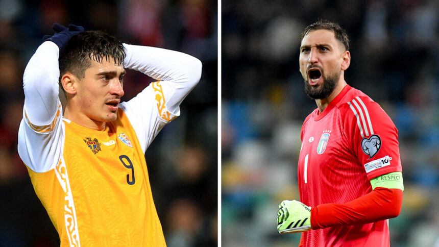 In campo Moldavia-Italia 0-0 DIRETTA - Calcio