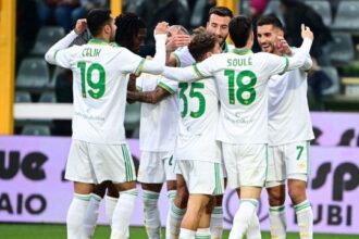 Gasp gestaccio e rosso, si sbloccano Ferguson e Wesley, giallorossi primi da soli