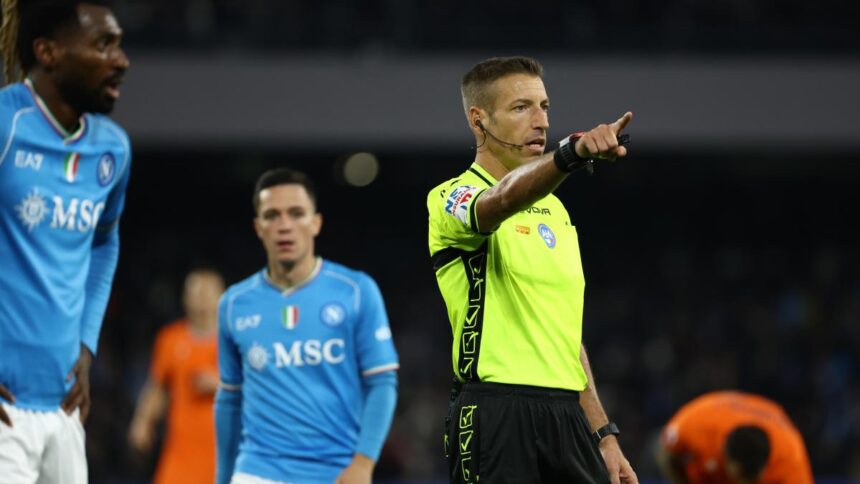 Arbitri, designazioni giornata 18 Serie A, a Massa Lazio-Napoli