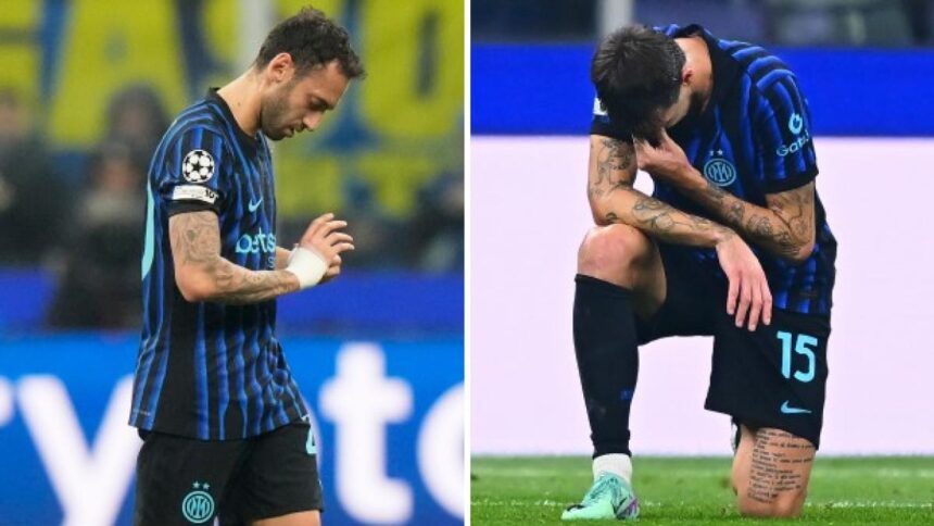 Inter, infortuni Acerbi e Calhanoglu: cosa è successo e quando rientrano