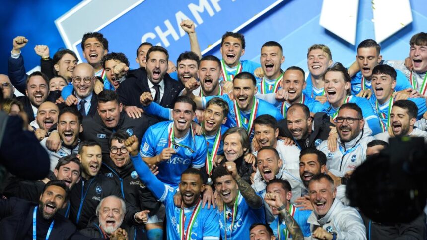 De Laurentiis: "Conte è un maestro, abbiamo sempre creduto d'essere forti"