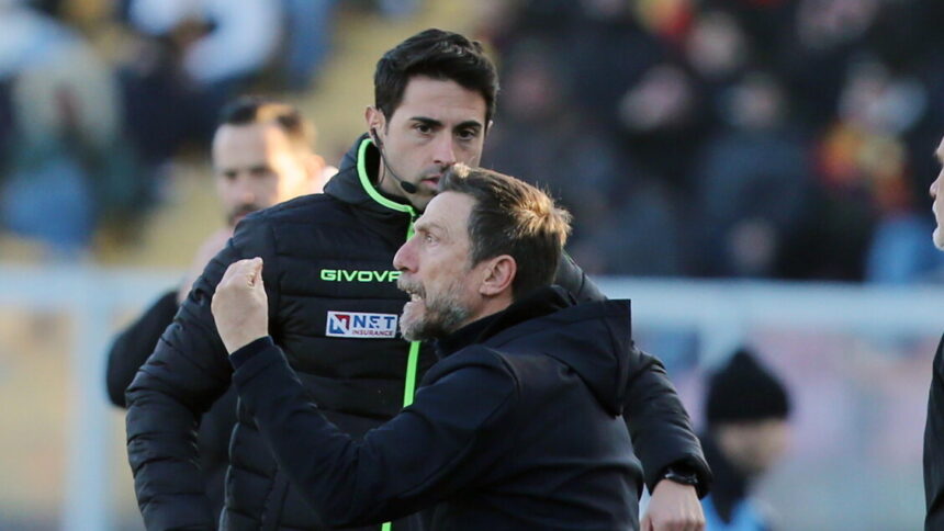 Serie A: due giornate di squalifica al tecnico del Lecce, Di Francesco - Calcio