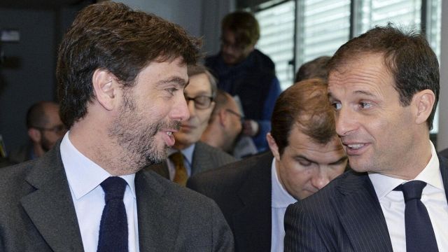 Il pranzo Allegri-Agnelli scatena i tifosi di Milan e Juventus, è bufera