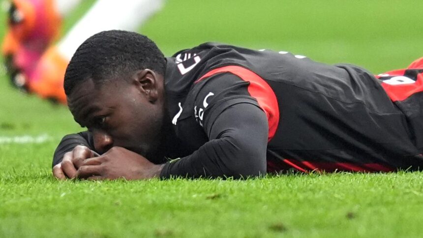 Fofana si scusa per l'errore in Milan-Genoa