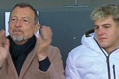 Udinese-Inter, in tribuna anche Amadeus con il figlio José, portiere dei friulani