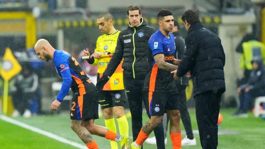 Inter-Pisa, Luis Henrique cambio: la sua partita dura appena 34'