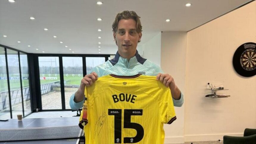 Bove al Watford: "Amo le sfide, non sono di passaggio. Ma per il rientro non c'è una data"