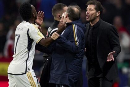 Real Madrid in finale di Supercoppa, ma che polemica per la lite Simeone-Vinicius