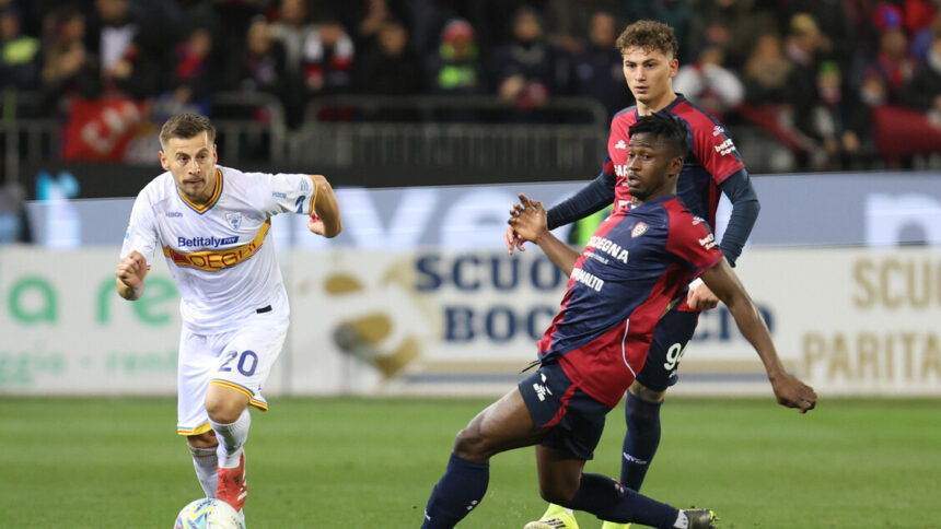 Serie A, il Lecce vince a Cagliari e accende la lotta salvezza - Calcio