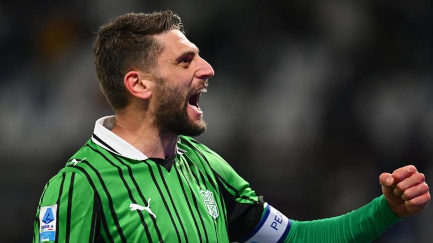 Sassuolo-Verona 3-0, gol di Pinamonti e doppietta di Berardi