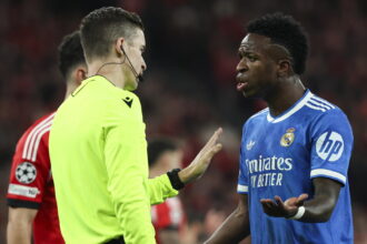 Champions: insulti razzisti a Vinicius, stop di 10 minuti in Benfica-Real - Calcio