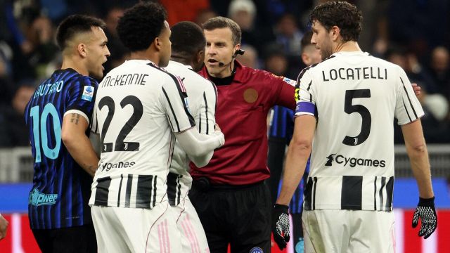 La Penna invitato a non uscire di casa dalla Polizia, perché Rocchi ha scelto lui in Inter-Juventus, i precedenti