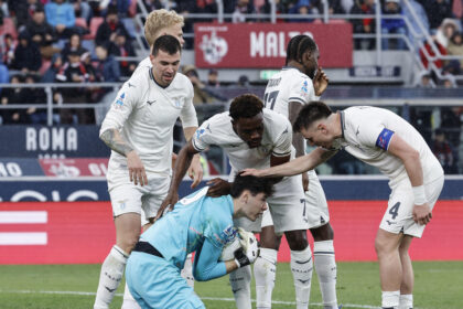 Serie A: doppio Taylor e la Lazio passa al Dall'Ara - Calcio