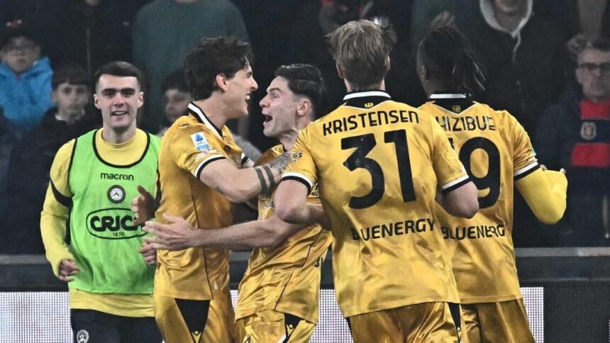 Colpo dell'Udinese al Ferraris, Ekkelenkamp e Davis regalano la vittoria sul Genoa - Calcio