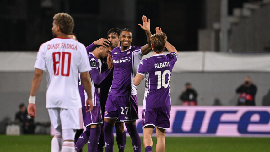 Conference League: la Fiorentina batte in rimonta i polacchi del Rakow - Calcio