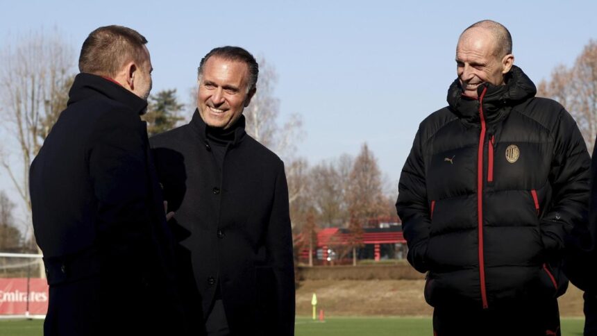 Milan, Allegri sempre più al centro del progetto di Cardinale